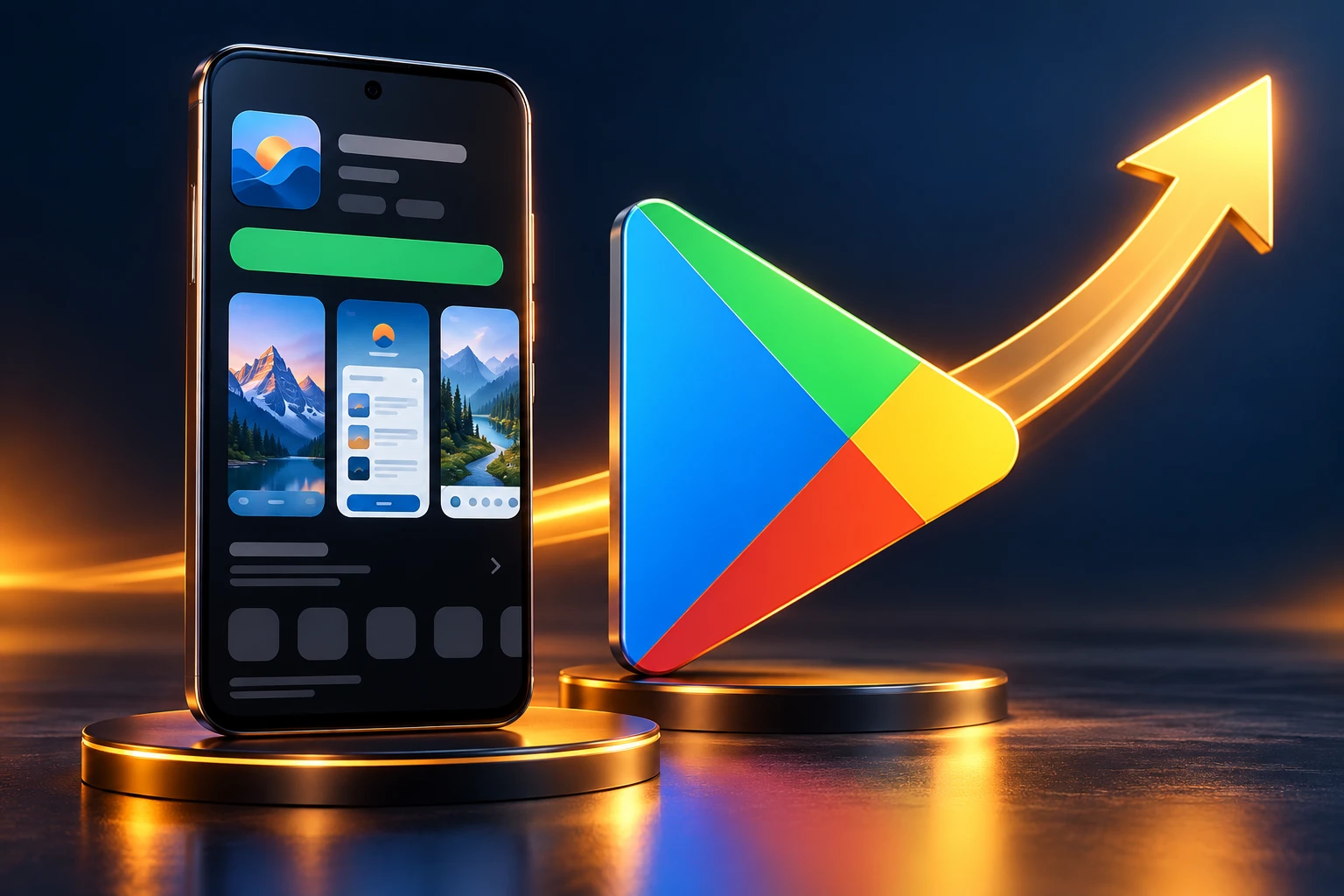 عرض توضيحي لخدمة نشر التطبيقات على Google Play